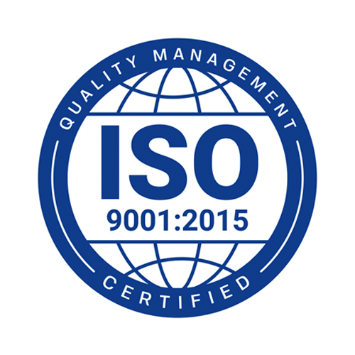 ISO 9001:2015 Quality Management Certified